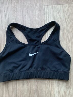 Nike dri-fit sports bra black